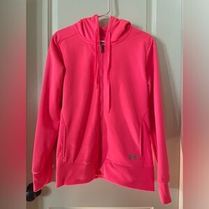Women’s Under Amour Pink Zip-up  Sweatshirt